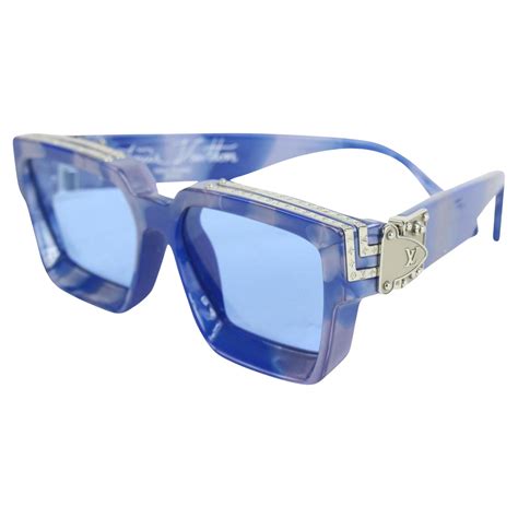 louis vuitton 1.1 millionaire sunglasses blue|louis vuitton millionaire sunglasses size.